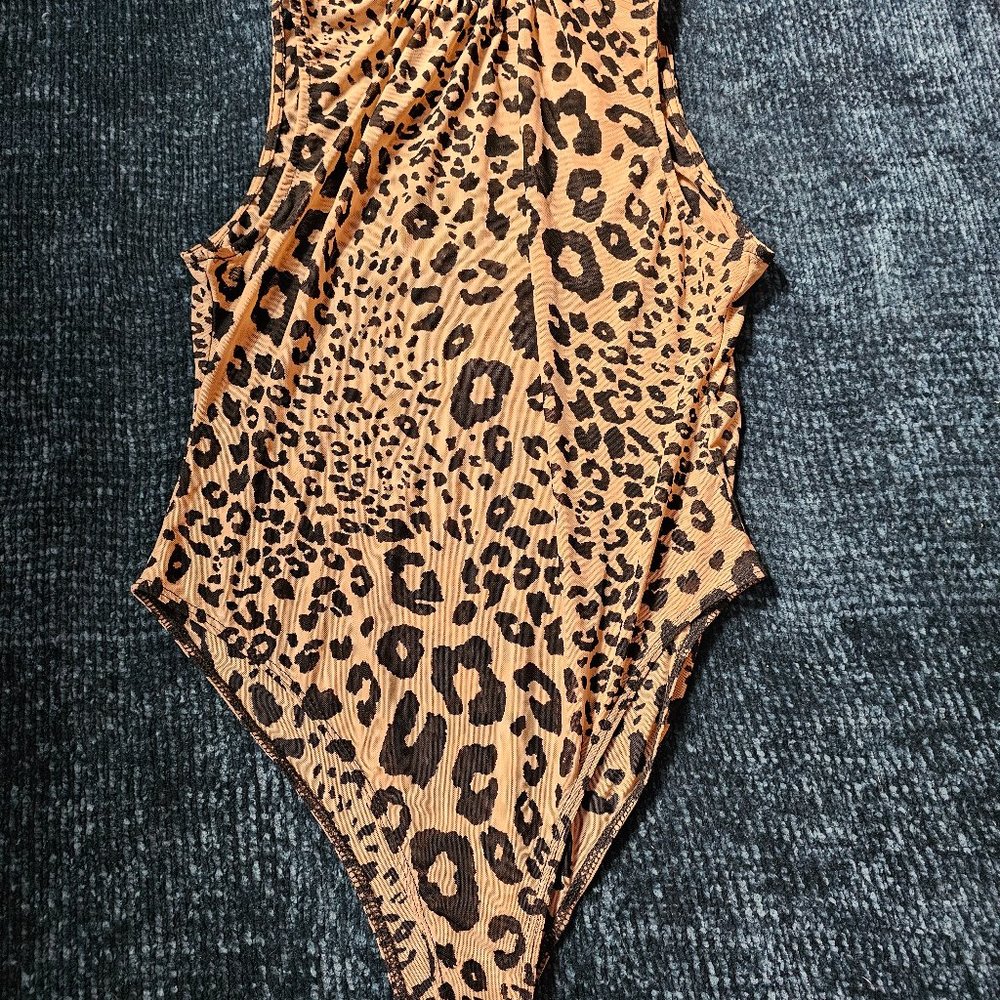 Shein Animal Print Bodysuit